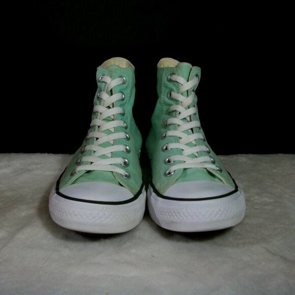 CONVERSE CHUCK TAYLOR ALL STAR BEACH GLASS CANVAS HI M8.5 W10.5 136561F FREE SHI - Picture 4 of 8